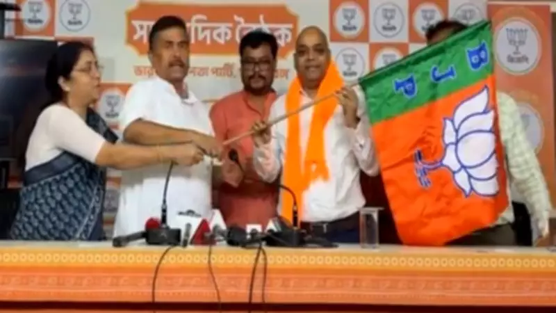 TMC MLA Khagendranath Mahato Joins BJP After Ticket Denial in Gopiballavpur
