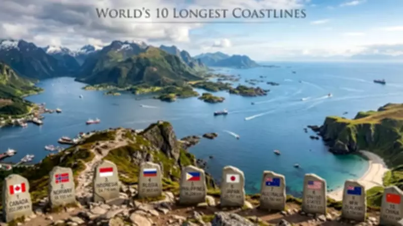 Top 10 Countries with the Longest Coastlines: How Geography Shapes Borders