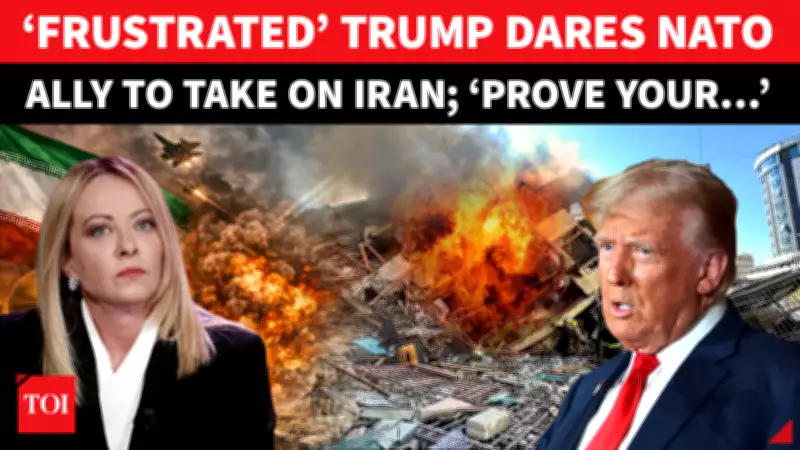 Trump Blasts Meloni Over Iran War Stance, Criticizes NATO Allies and Pope