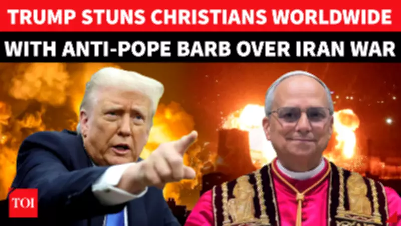 Trump Criticizes Pope Leo Over Iran Nuclear Stance, Calls Pontiff 'Very Liberal'