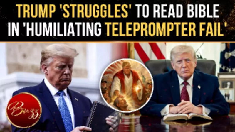 Trump Faces Backlash Over Viral Bible Reading Clip; Authenticity Questioned