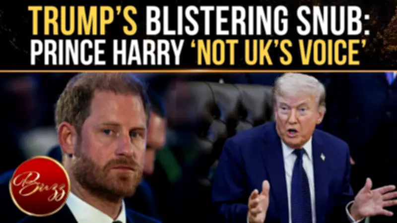 Trump-Harry Clash Erupts After Ukraine Visit; Leadership Row Sparks Global Buzz