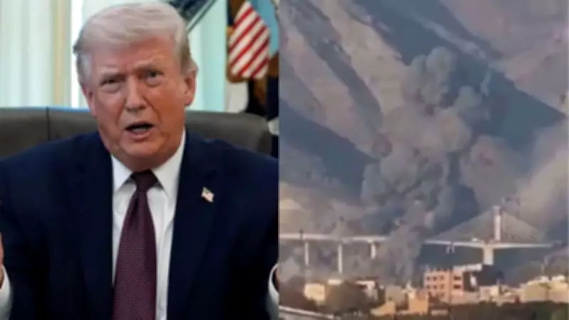 Trump Issues Fiery Warning After Iran's Largest Bridge Catches Fire