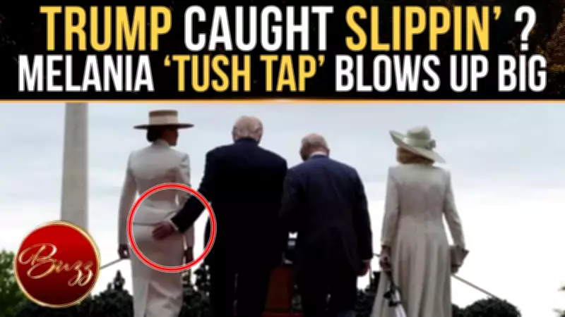 Trump-Melania Moment Goes Viral for Wrong Reasons During King Charles Visit
