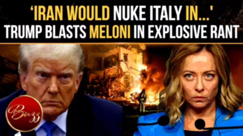 Trump-Meloni Diplomatic Clash Erupts Over Pope Remarks and Iran Conflict
