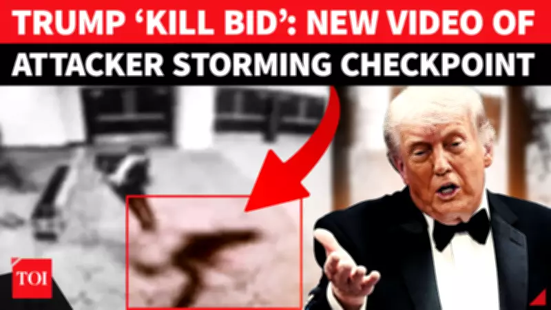 Trump Releases Video of Gunman Storming Security at White House Correspondents' Dinner
