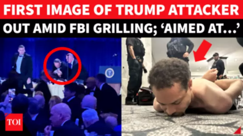 Trump Reveals Face of Shooter Tomas Allen Pinned by Secret Service