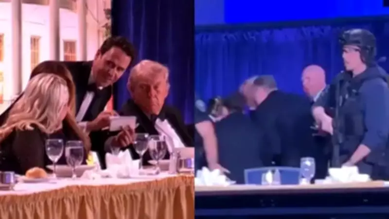 Trump Rushed to Safety After Gunshots at White House Correspondents' Dinner