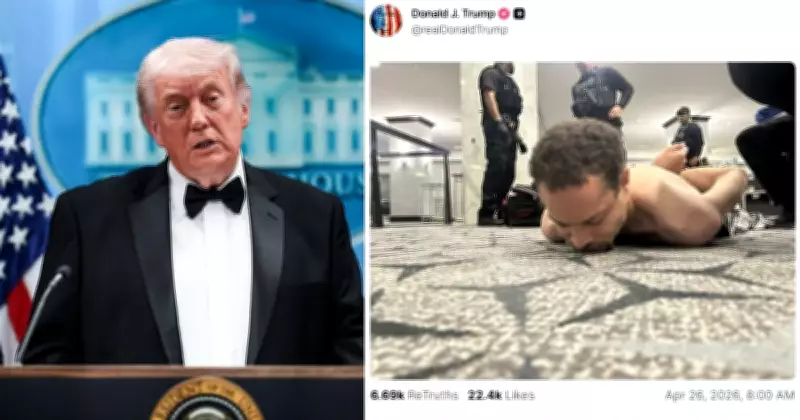 Trump Shares First Images of Shooter After White House Incident