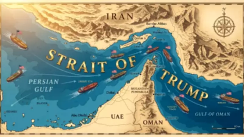 Trump Shares Map Renaming Strait of Hormuz to 'Strait of Trump'