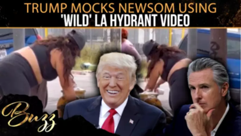 Trump Shares Viral LA Street Video to Criticize Governor Newsom