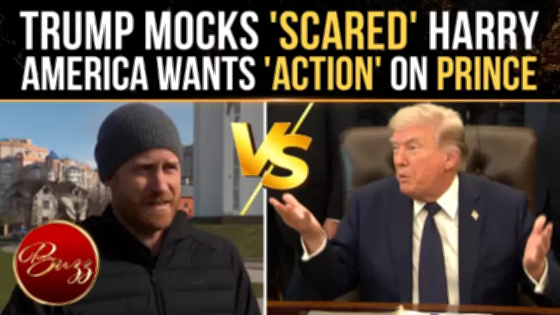 Trump Slams Prince Harry Over Ukraine Comments in Heated Exchange