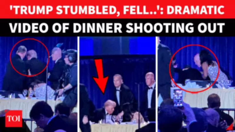 Trump Stumbles During Evacuation After Shots Fired at White House Event