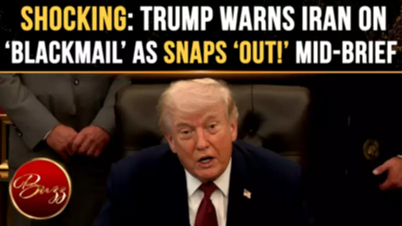 Trump Warns Iran 'You Can't Blackmail Us' as Strait of Hormuz Tensions Escalate