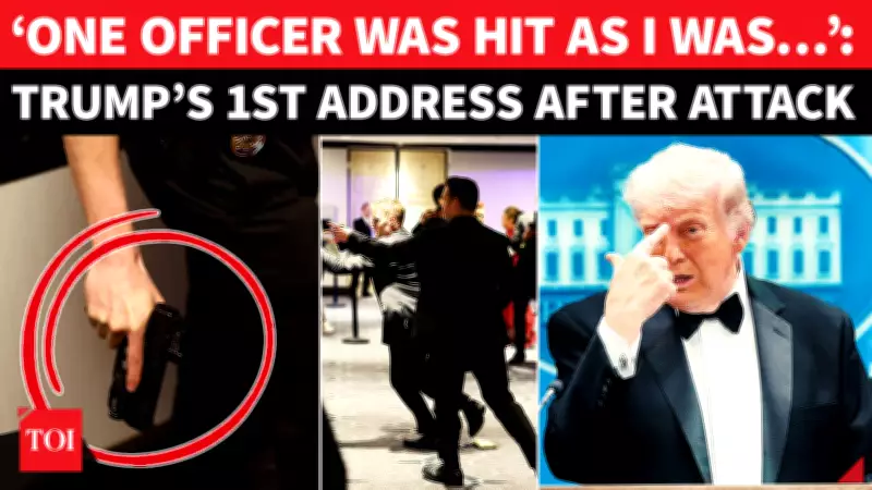 Trump's First Address After Assassination Attempt at Washington Hilton
