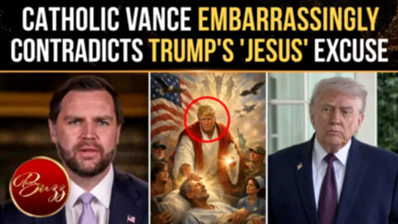 Trump's 'Jesus' AI Image Backfires as Vance Contradicts Story on Live TV