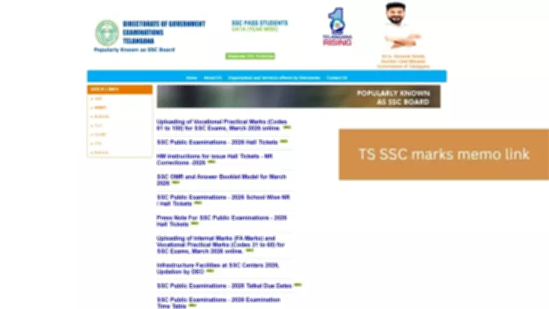 TS SSC 10th Results 2026: Marks Memo PDF Download at bse.telangana.gov.in