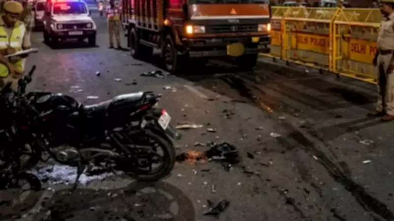Two Dead in Central Delhi Motorcycle-Goods Carrier Collision