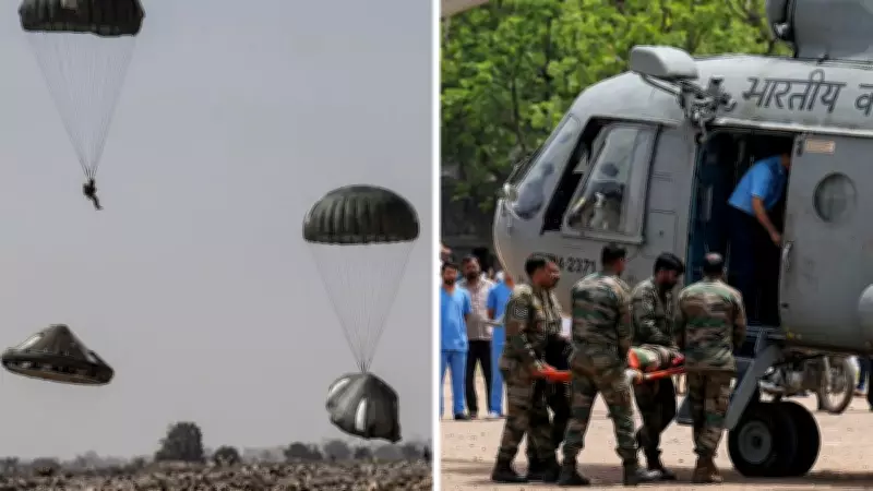 Two Indian Army Soldiers Injured in Parachute Training Accident in Karnataka