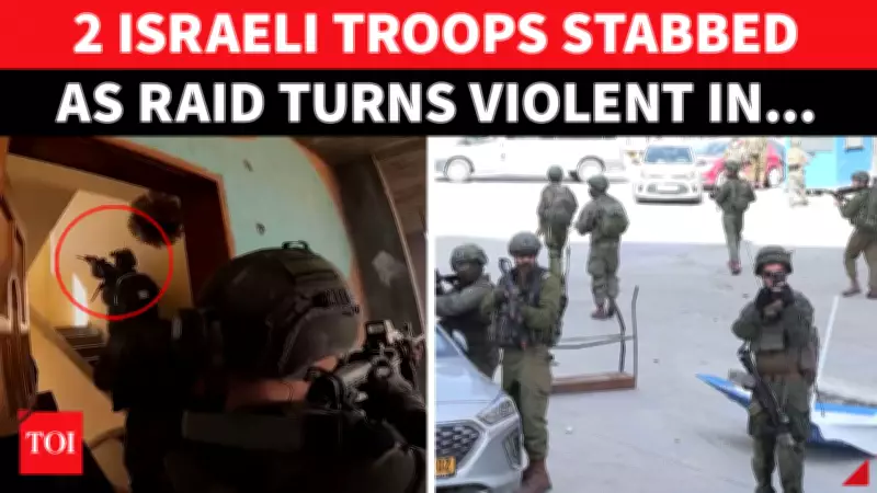 Two Israeli Soldiers Stabbed in West Bank Raid; Palestinian Attacker Killed