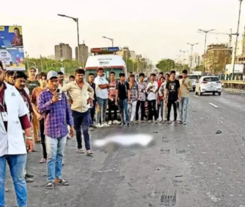 Two Killed in Ahmedabad Dumper-Motorcycle Collision Near Gota Flyover