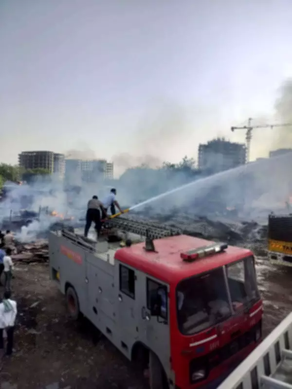 Two Major Fires in Gurgaon: Slum and Plastic Unit Gutted, No Casualties
