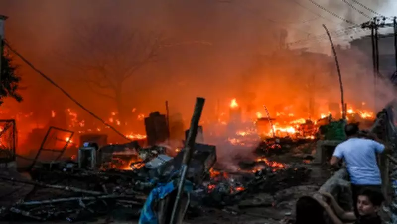 Two Toddlers Perish in Devastating Slum Fire in Lucknow, Uttar Pradesh