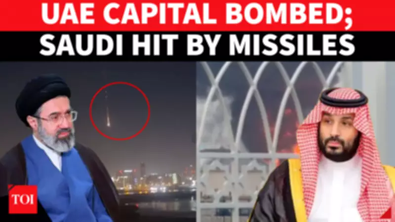UAE Capital Bombed; Huge Fire In Abu Dhabi As Cruise Missiles Strike Saudi Arabia