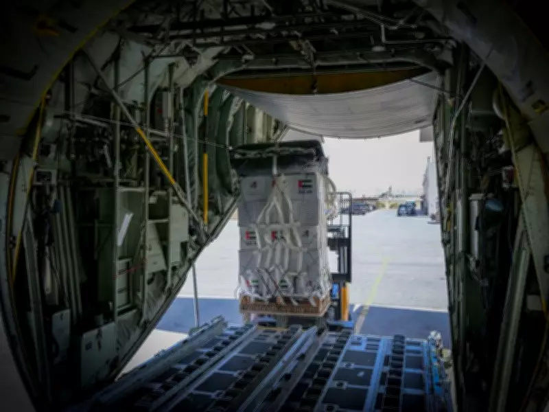 UAE Sends 100 Tonnes of Food Supplies to Gaza via Humaid Air Bridge