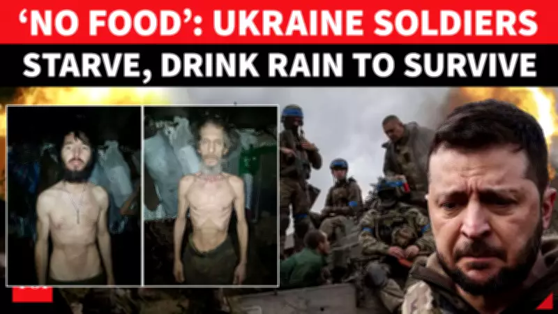 Ukrainian Troops Faint from Hunger, Forced to Drink Rainwater: Shocking Images Leaked