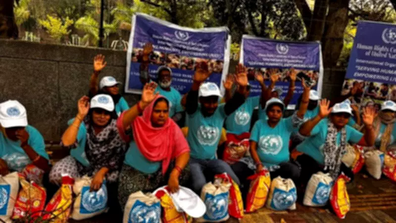 UN Human Rights Commission Conducts Humanitarian Drive in Delhi's Rohini