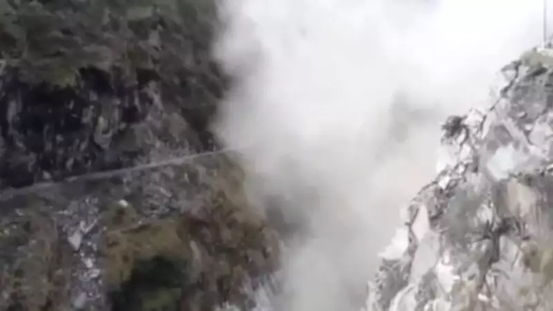 Under-Construction Bridge Collapses in Himachal Pradesh After Landslide