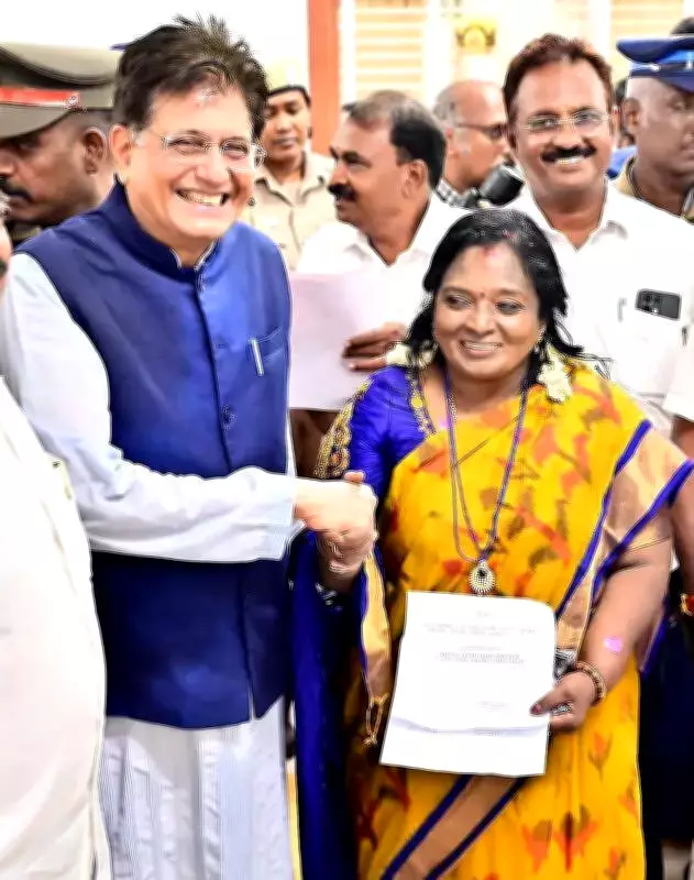 Union Minister Piyush Goyal Accuses Tamil Nadu Govt of Denying Housing Scheme Benefits