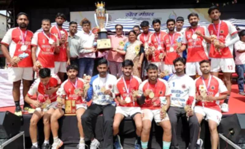 University of Rajasthan Wins All India Inter-University Handball Title