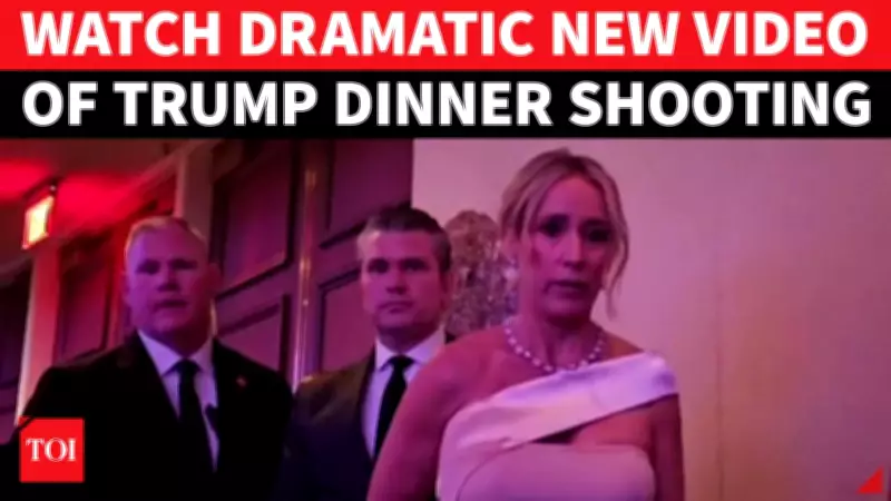 Unseen Video: Hegseth, Bessent Flee Hilton Hall After Trump Assassination Attempt