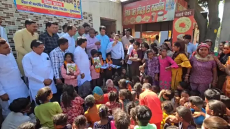 UP Minister Kapil Dev Agarwal Establishes School for 40 Nomadic Children in Agra