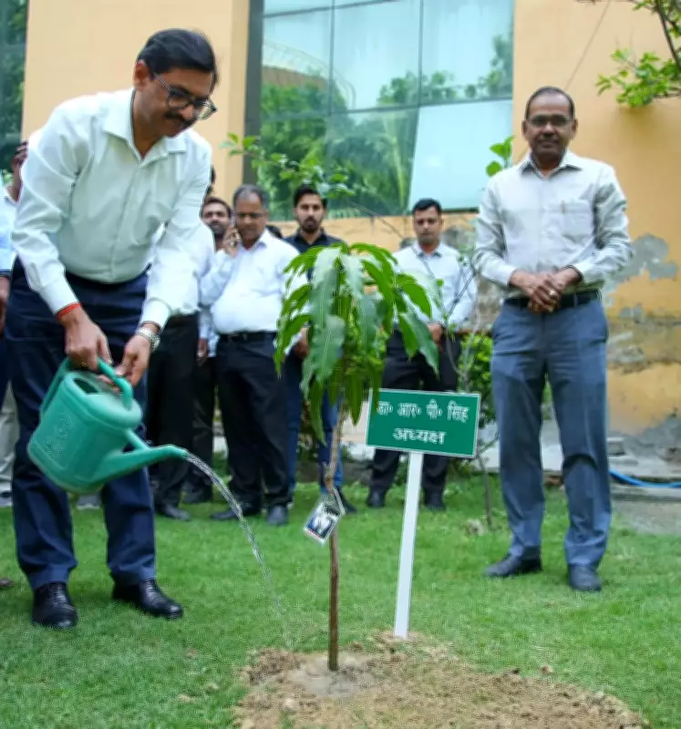 UPPCB Marks Earth Day with Tree Plantation Drive Led by Chairman RP Singh