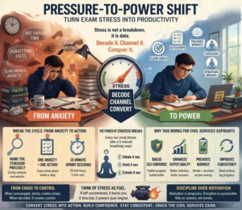UPSC Aspirants: Transform Exam Stress into Productive Power