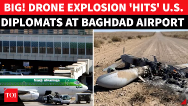 US Diplomats Targeted in Drone Attack at Baghdad Airport Amid Regional Tensions