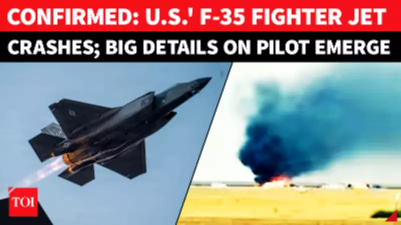 US F-35 Fighter Jet Crashes in Nevada Amid Iran War Tensions, Pilot Safe