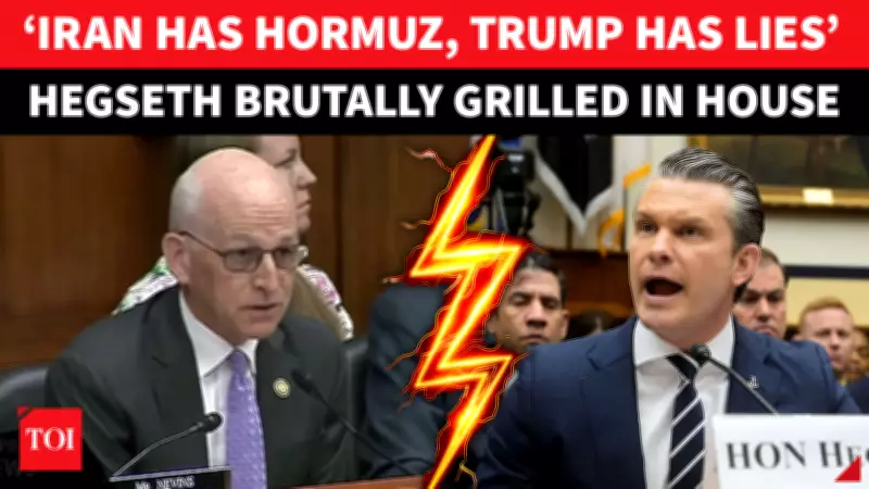 US Lawmaker Grills Hegseth Over Iran Policy in Fiery House Hearing