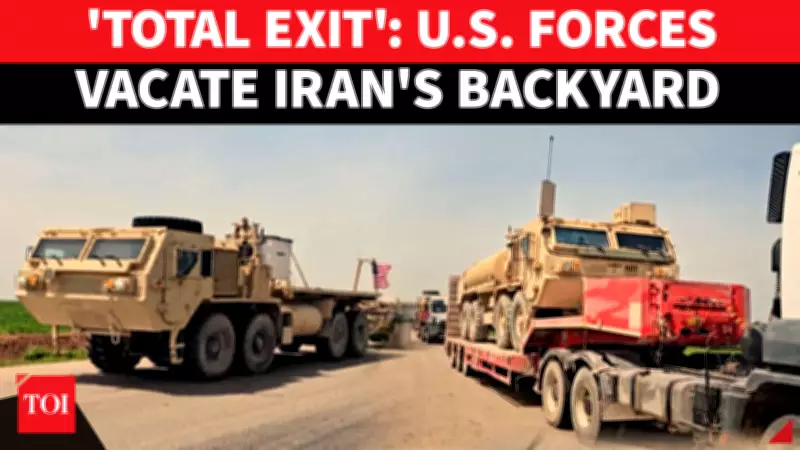 U.S. Military Withdrawal from Syria Concludes After Iran War