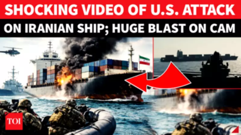 US Navy Strikes Iranian Vessel Touska in Gulf Confrontation, Escalating Tensions