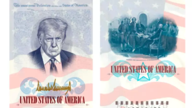 US State Dept. Unveils Trump Passport for America's 250th