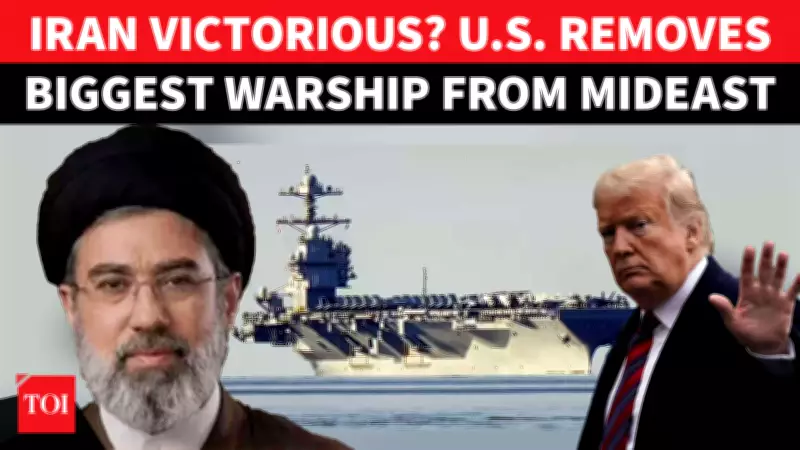 USS Gerald Ford Withdrawal Signals Shift in US Middle East Strategy