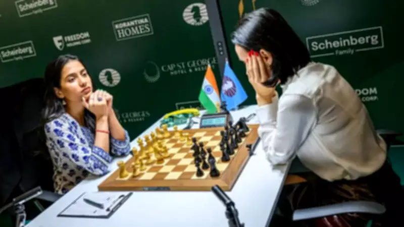 Vaishali Raps Tan Zhongyi's Blunder, Stays Joint Second at Candidates Chess