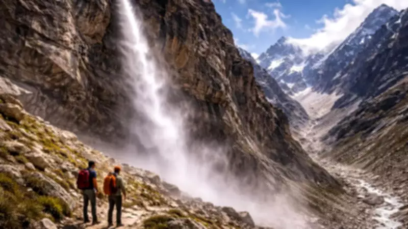 Vanishing Waterfall Phenomenon Stuns Trekkers in Gangotri National Park