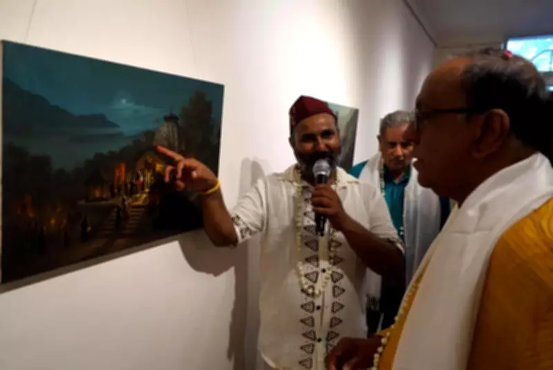 Varanasi Hosts Solo Art Exhibition 'Himalaya: Sacred Silence of Spirituality and Peace'