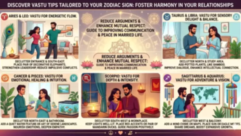 Vastu Tips for Each Zodiac Sign to Improve Relationships and Reduce Arguments