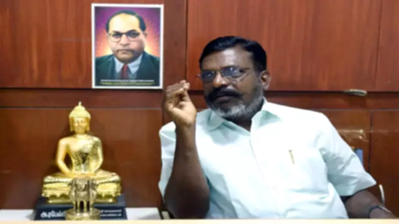 VCK's Thol Thirumavalavan Opts Out of Tamil Nadu Polls, Names Jothimani as Candidate